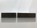 Japanese Iron Safe Drawer Type Box Vtg Compact Portable Size Bank Box Pillow JK4