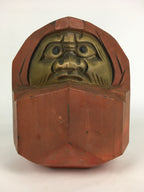 Japanese Iron Statue Daruma Vtg Tetsu Better Fortune Mizumine BD805