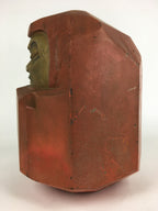 Japanese Iron Statue Daruma Vtg Tetsu Better Fortune Mizumine BD805