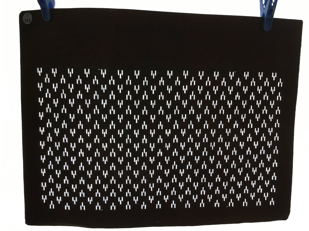 Japanese Ise Katagami Paper Kimono Stencil Katazome Triangle Line Design A185