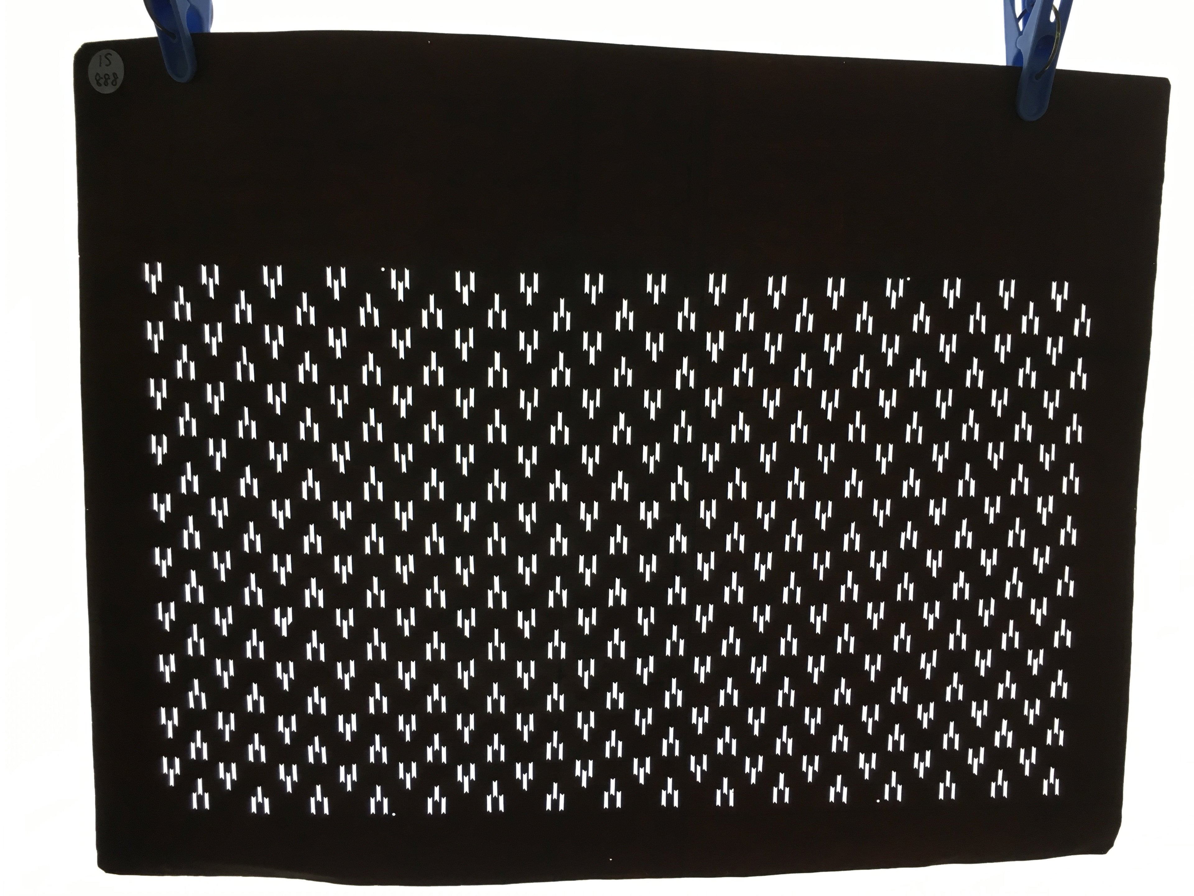 Japanese Ise Katagami Paper Kimono Stencil Katazome Triangle Line Design A185