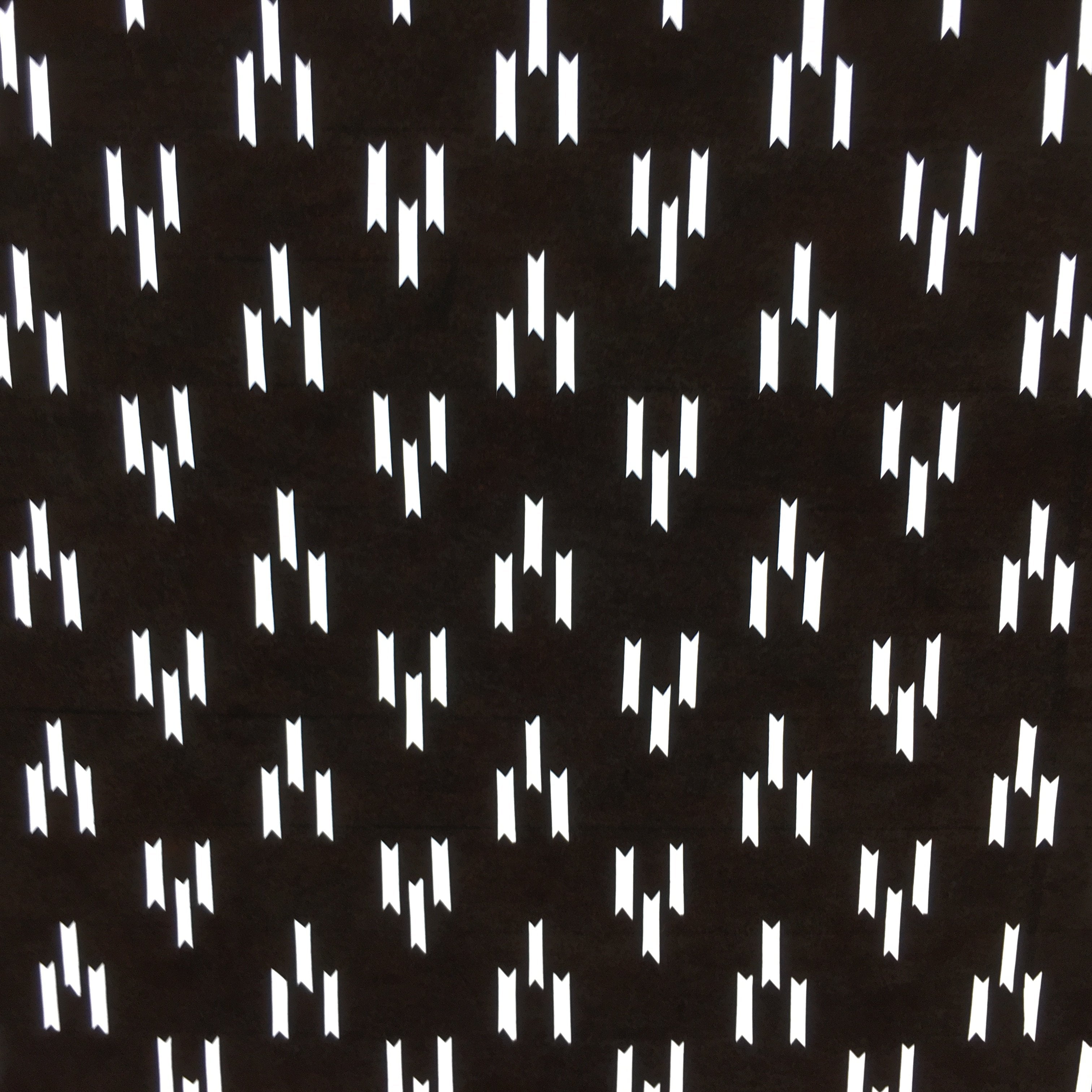 Japanese Ise Katagami Paper Kimono Stencil Katazome Triangle Line Design A185