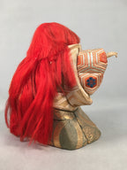 Japanese Kabuki Doll Vtg Lion Dancer Renjishi Ningyo Red Hair Kimono ID358