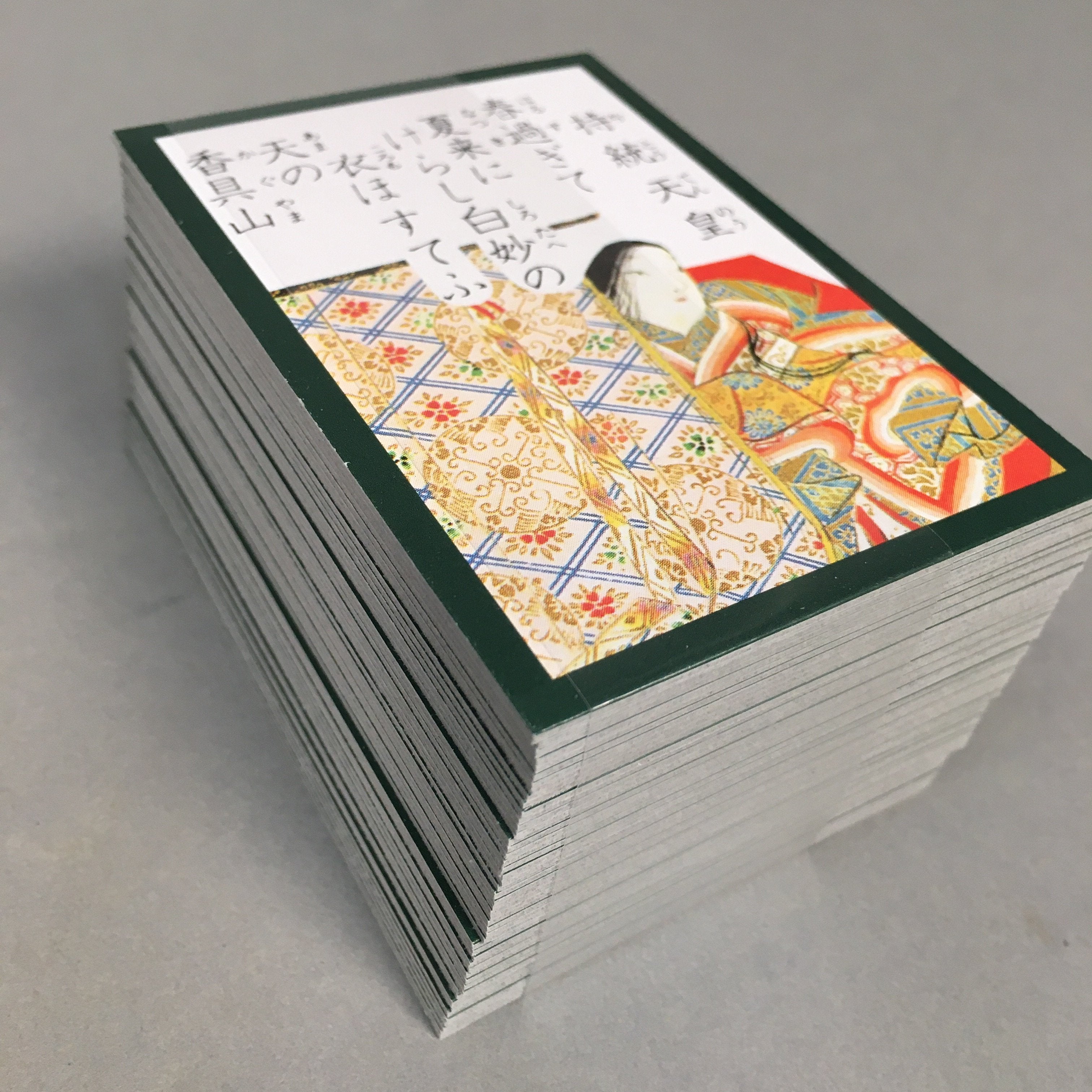 Japanese Karuta Game Ogura Hyakunin Isshu Playing Cards 100 Poem J962