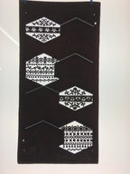 Japanese Katagami Kimono Pattern Stencil Katazome Hexagon Flower Shape C269