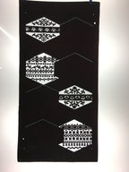 Japanese Katagami Kimono Pattern Stencil Katazome Hexagon Flower Shape C269