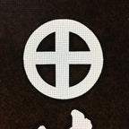 Japanese Katagami Kimono Stencil Katazome Kanji Gifu Satsuma Crest KK94