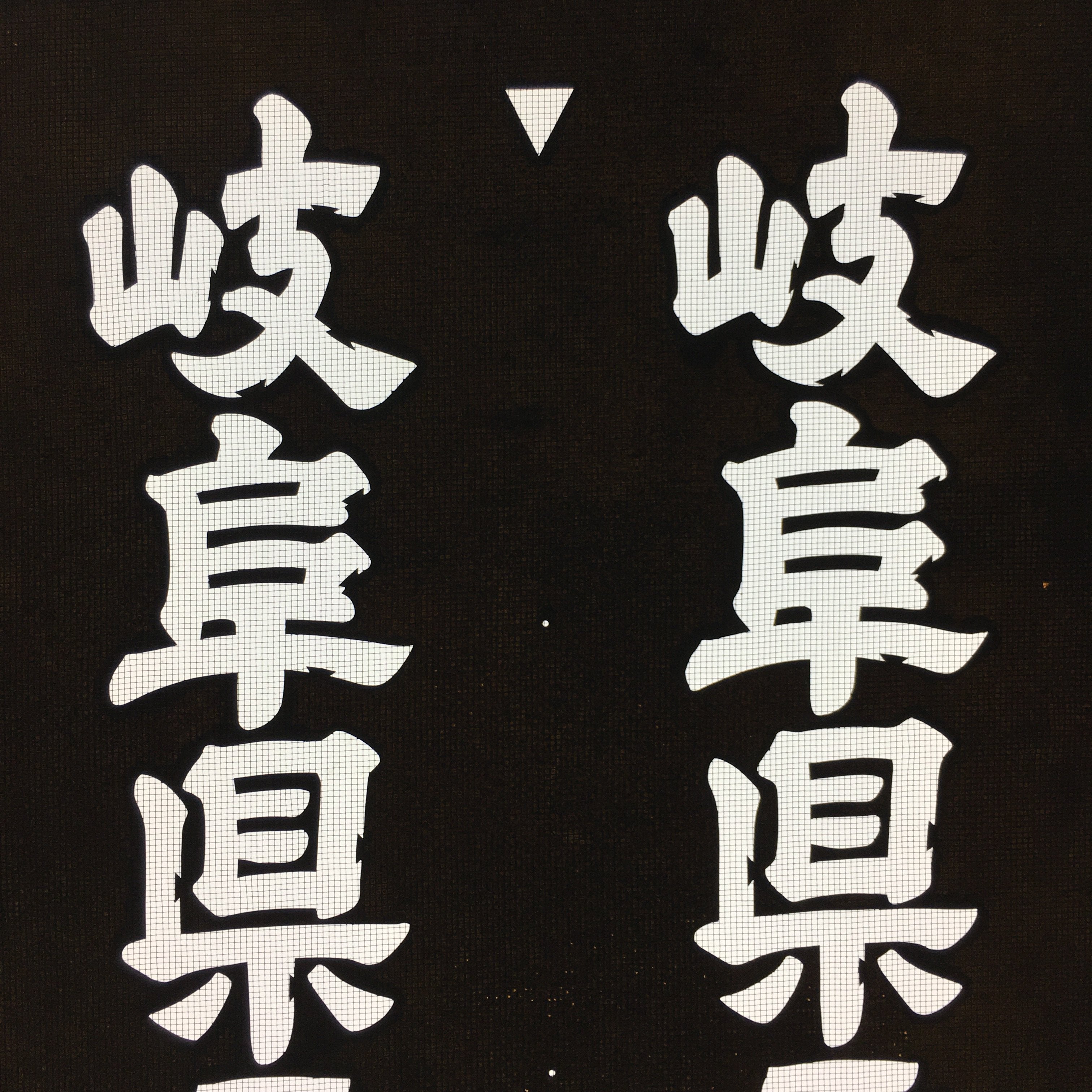 Japanese Katagami Kimono Stencil Katazome Kanji Gifu Wagyu Beef KK93