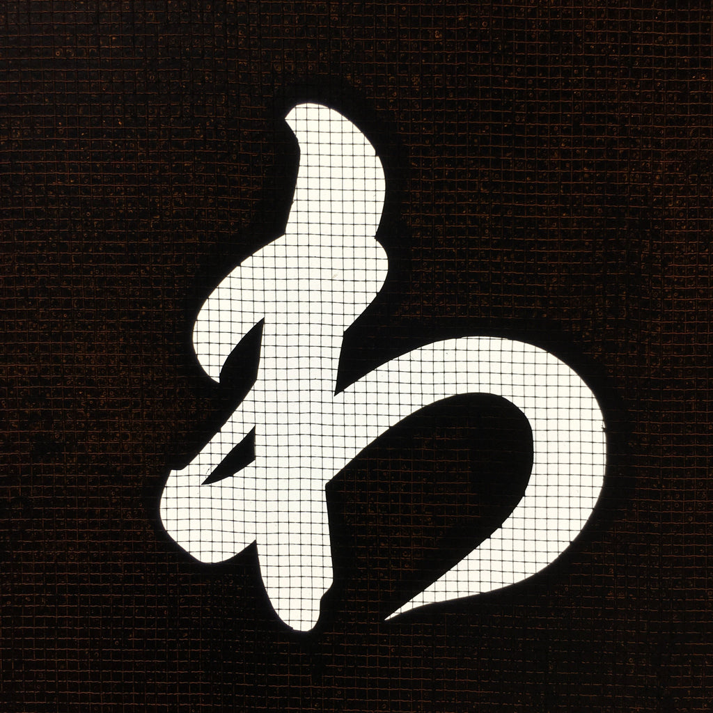 Japanese Katagami Kimono Stencil Katazome Kanji Hiragana Niwada KK101