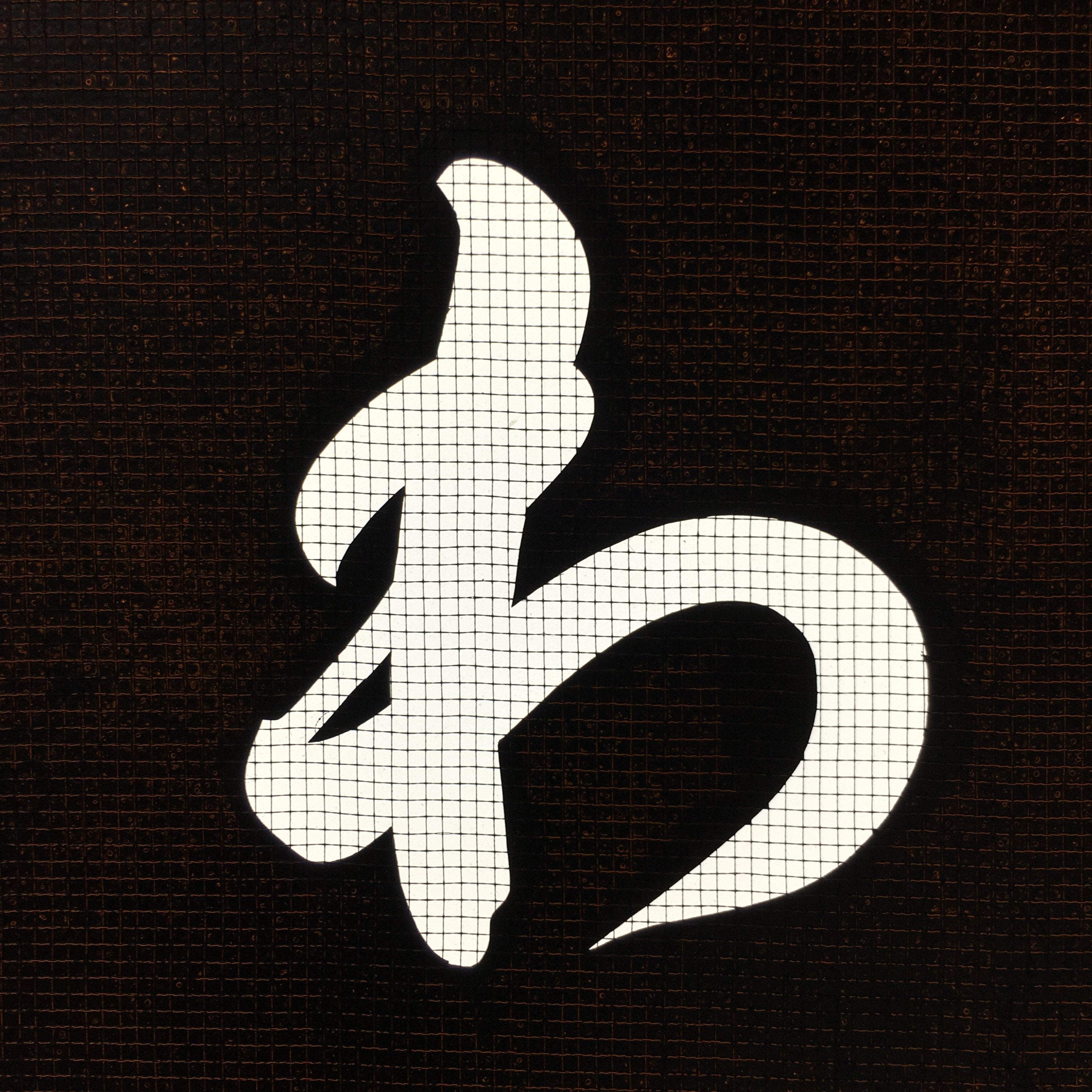 Japanese Katagami Kimono Stencil Katazome Kanji Hiragana Niwada KK101