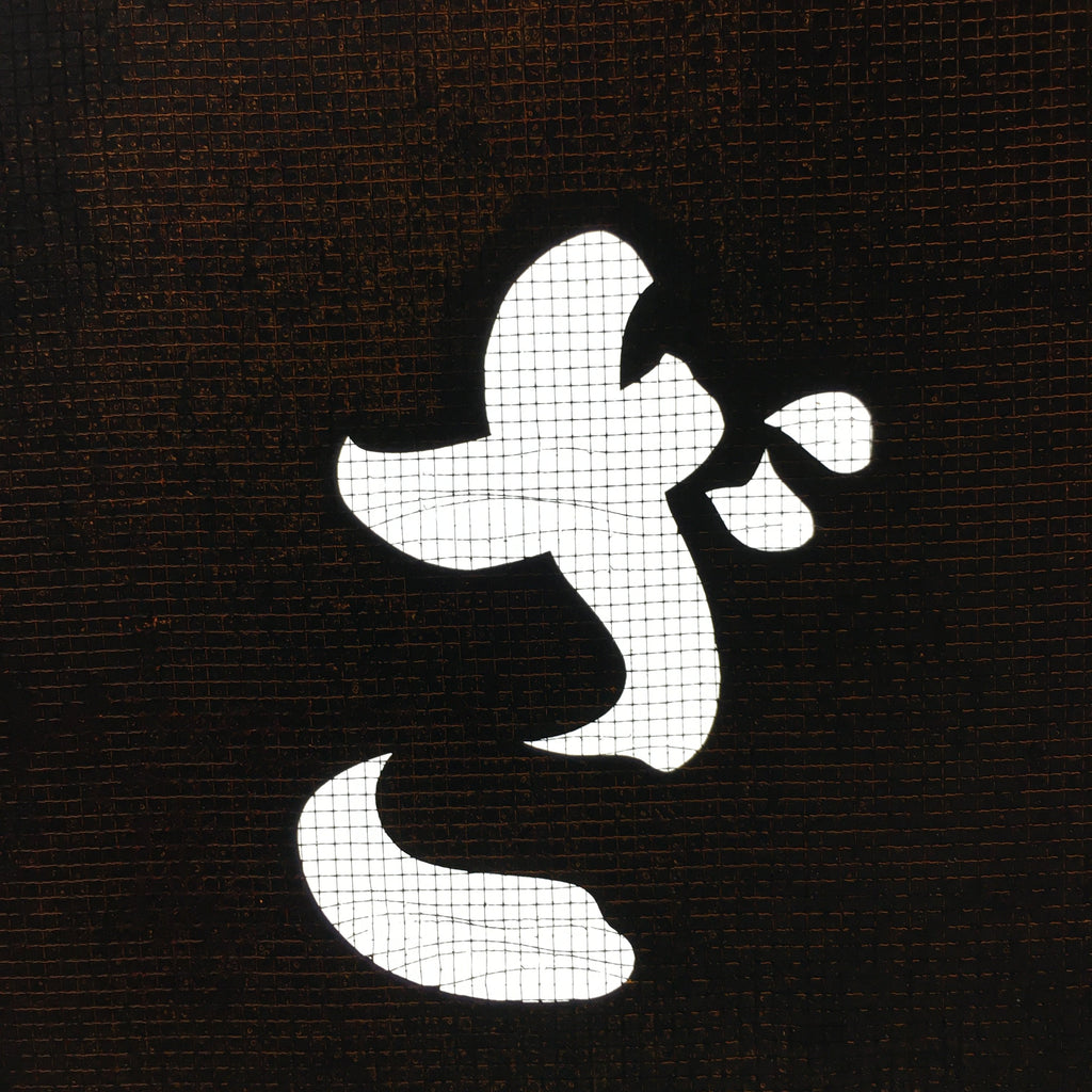 Japanese Katagami Kimono Stencil Katazome Kanji Hiragana Yamazaki KK75