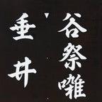 Japanese Katagami Kimono Stencil Katazome Kanji Tarui Iwate Tani Festival KK4