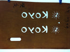 Japanese Katagami Kimono Stencil Katazome Vtg Alphabet Roma-Ji Koyo KK89