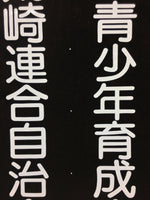 Japanese Katagami Kimono Stencil Katazome Vtg Kanji Arasaki School Ogaki KK5