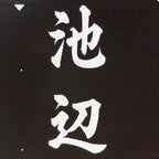 Japanese Katagami Kimono Stencil Katazome Vtg Kanji Ceremony Satsuma KK16