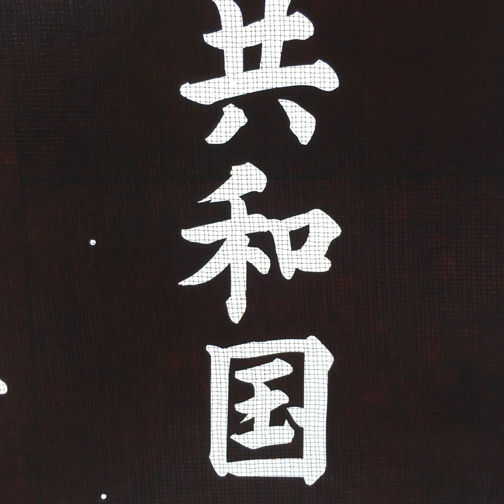 Japanese Katagami Kimono Stencil Katazome Vtg Kanji Kappa Republic KK18