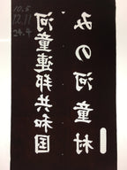 Japanese Katagami Kimono Stencil Katazome Vtg Kanji Kappa Republic KK18
