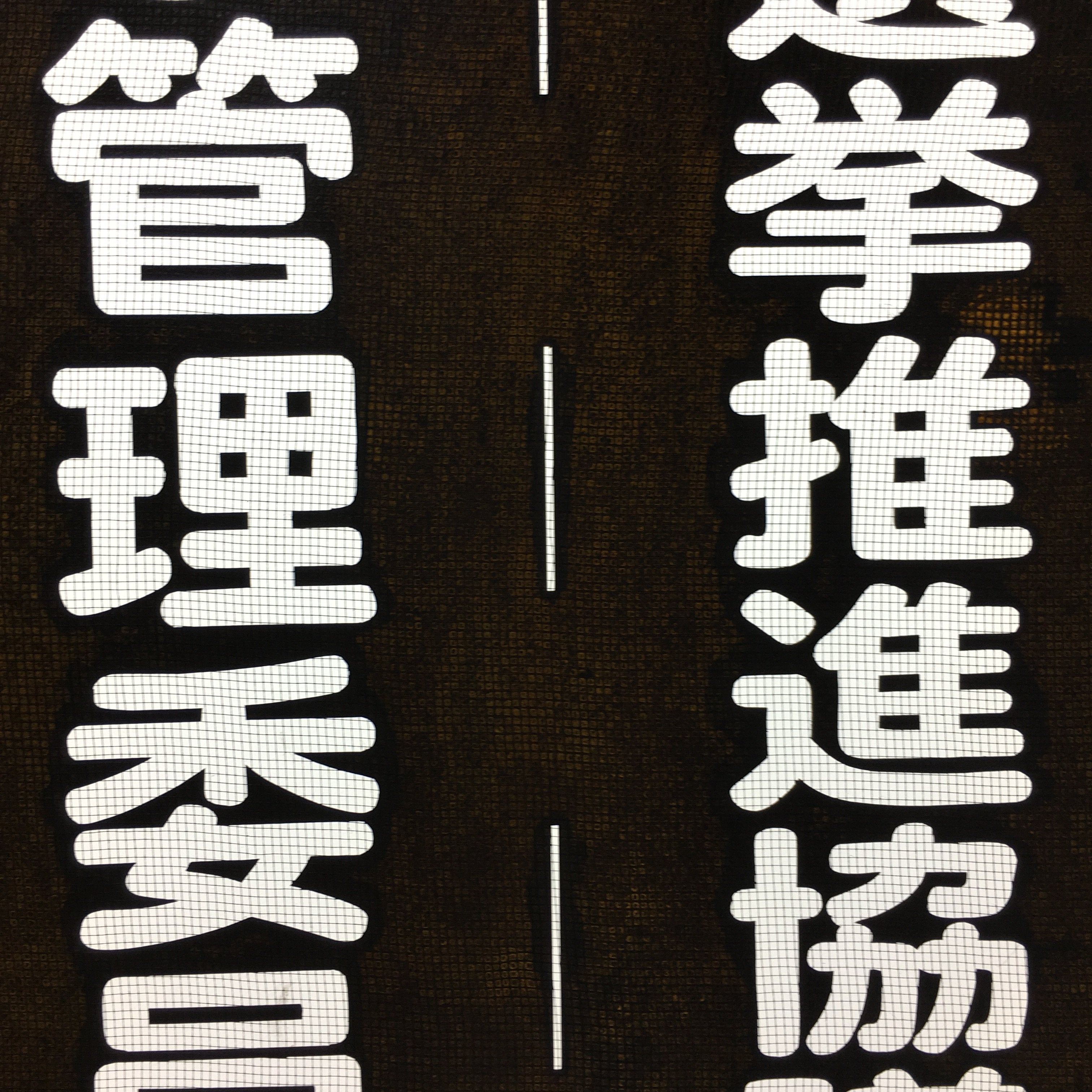 Japanese Katagami Kimono Stencil Katazome Vtg Kanji Maibara Election KK35