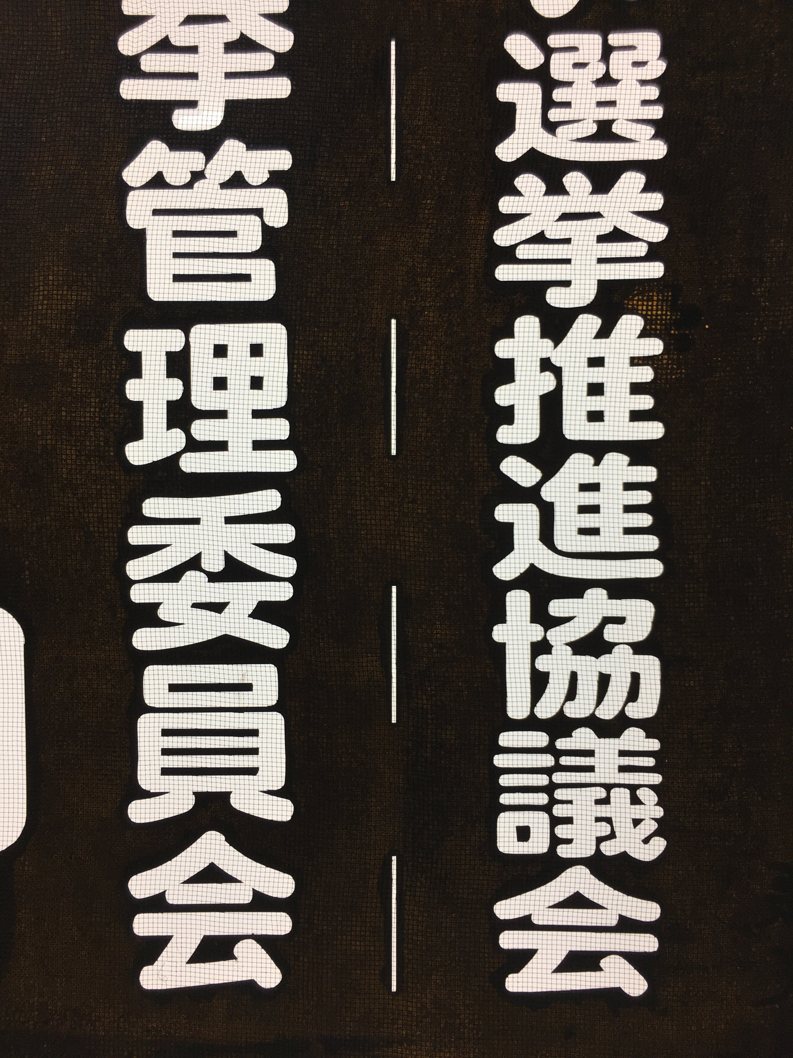 Japanese Katagami Kimono Stencil Katazome Vtg Kanji Maibara Election KK35