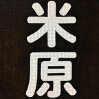 Japanese Katagami Kimono Stencil Katazome Vtg Kanji Maibara Election KK35