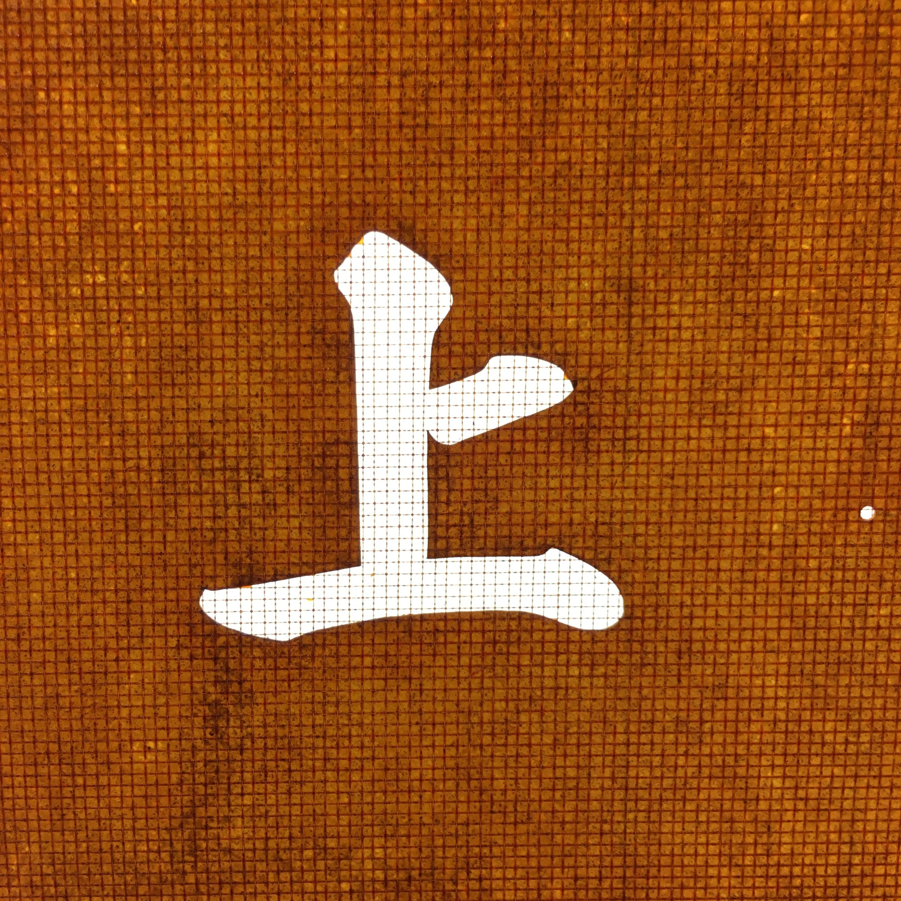 Japanese Katagami Kimono Stencil Katazome Vtg Kanji Nagamatsu KK86