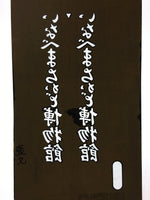 Japanese Katagami Kimono Stencil Katazome Vtg Kanji Street Museum KK45