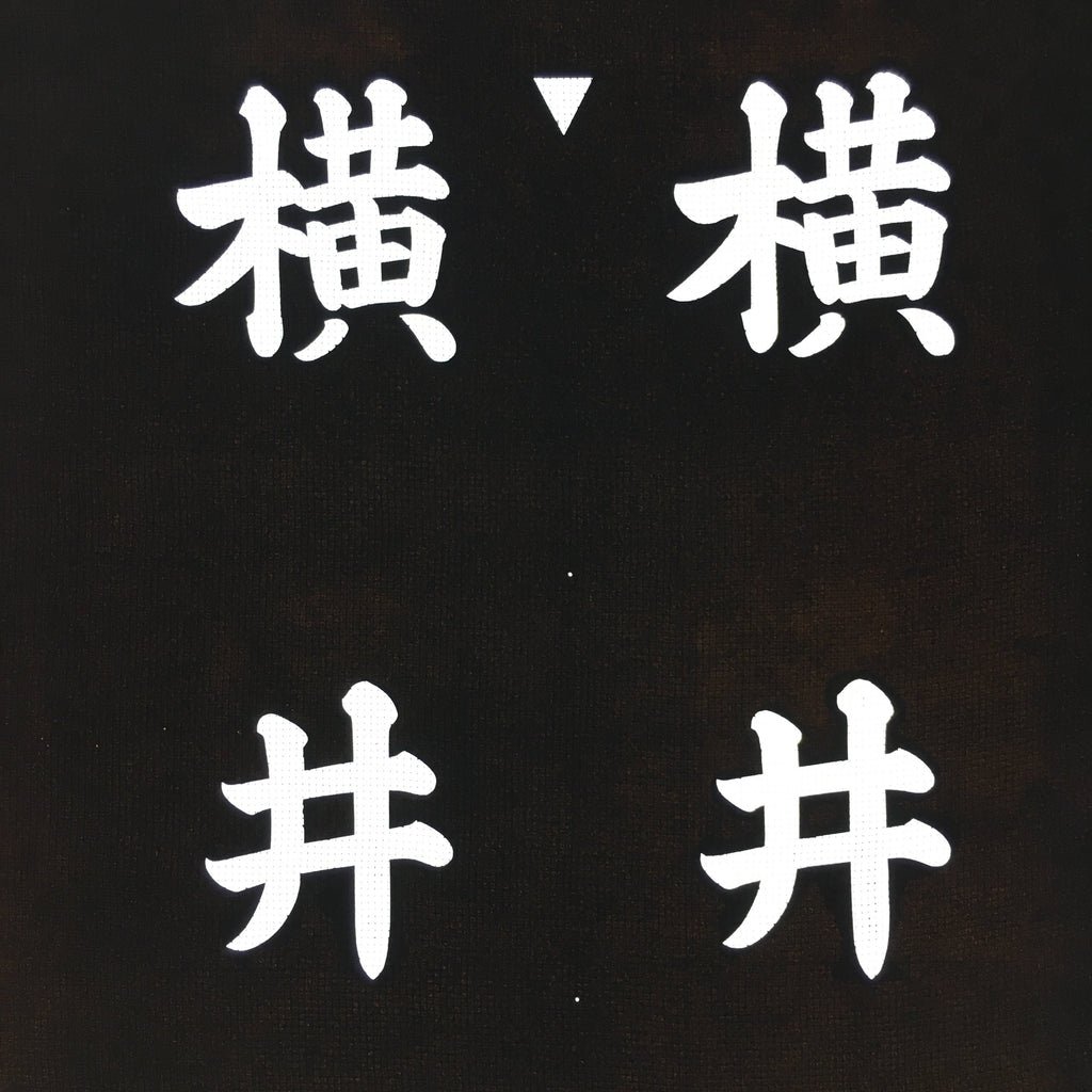 Japanese Katagami Kimono Stencil Katazome Vtg Kanji Yokoi Ku KK103