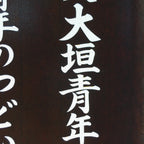 Japanese Katagami Kimono Stencil Katazome Vtg Kanji Youth Chamber Ogaki KK19