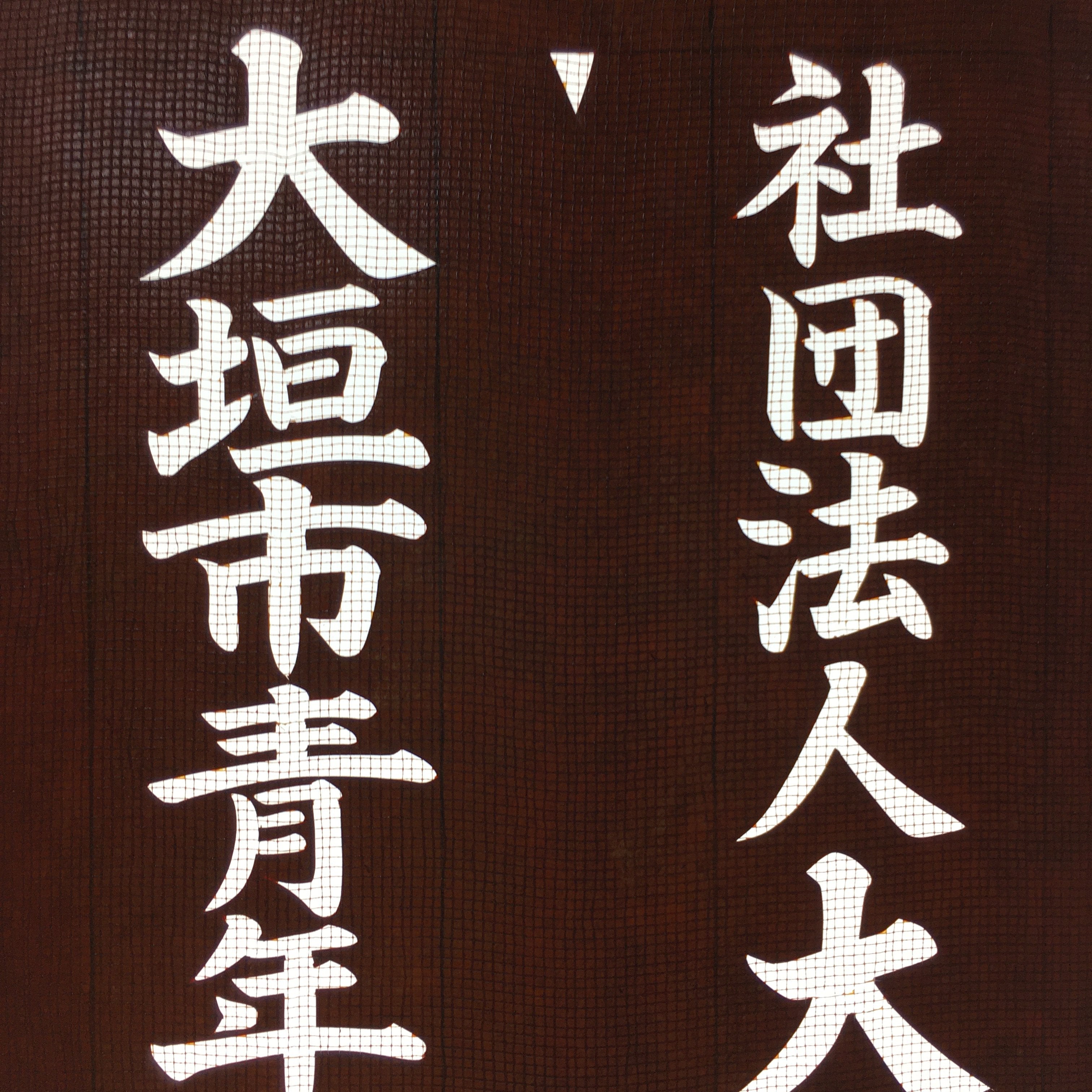 Japanese Katagami Kimono Stencil Katazome Vtg Kanji Youth Chamber Ogaki KK19