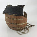 Japanese Kendo Equipment Bamboo Takedo Armor Bogu Leather Vtg Brown JK497