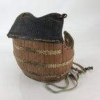 Japanese Kendo Equipment Bamboo Takedo Armor Bogu Leather Vtg Brown JK497