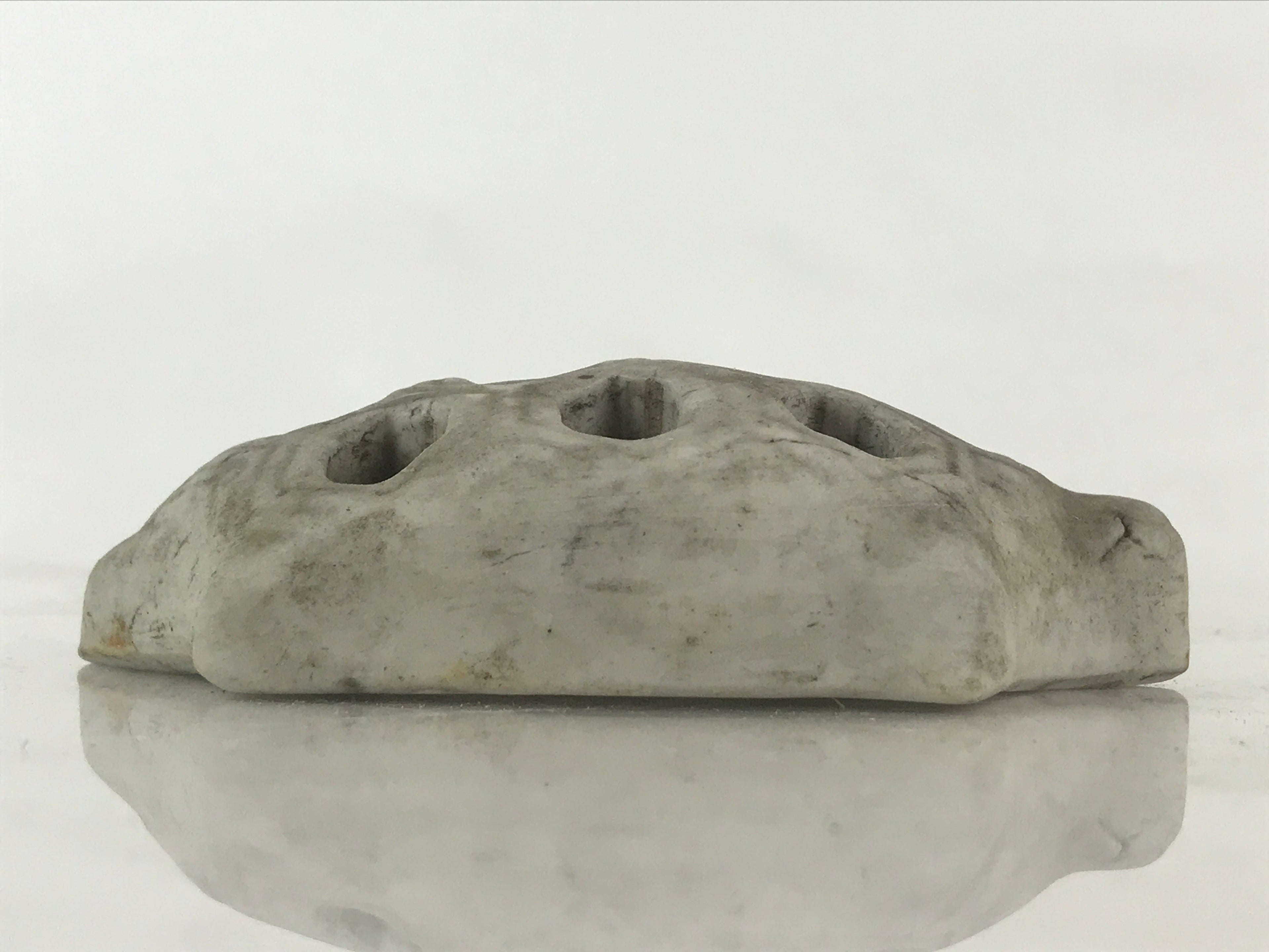Japanese Kenzan Stone Flower Support Shippo Ikebana Arrangement Tool Turtle KZ66
