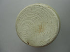 Japanese Ki Seto ware Mini Flower Vase Vtg Pottery Beige Green Ikebana MFV43