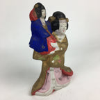 Japanese Kimono Doll Statue Vtg Plaster Mother And Child Figurine Okimono BD702