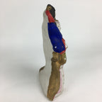 Japanese Kimono Doll Statue Vtg Plaster Mother And Child Figurine Okimono BD702