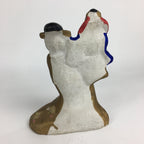 Japanese Kimono Doll Statue Vtg Plaster Mother And Child Figurine Okimono BD702