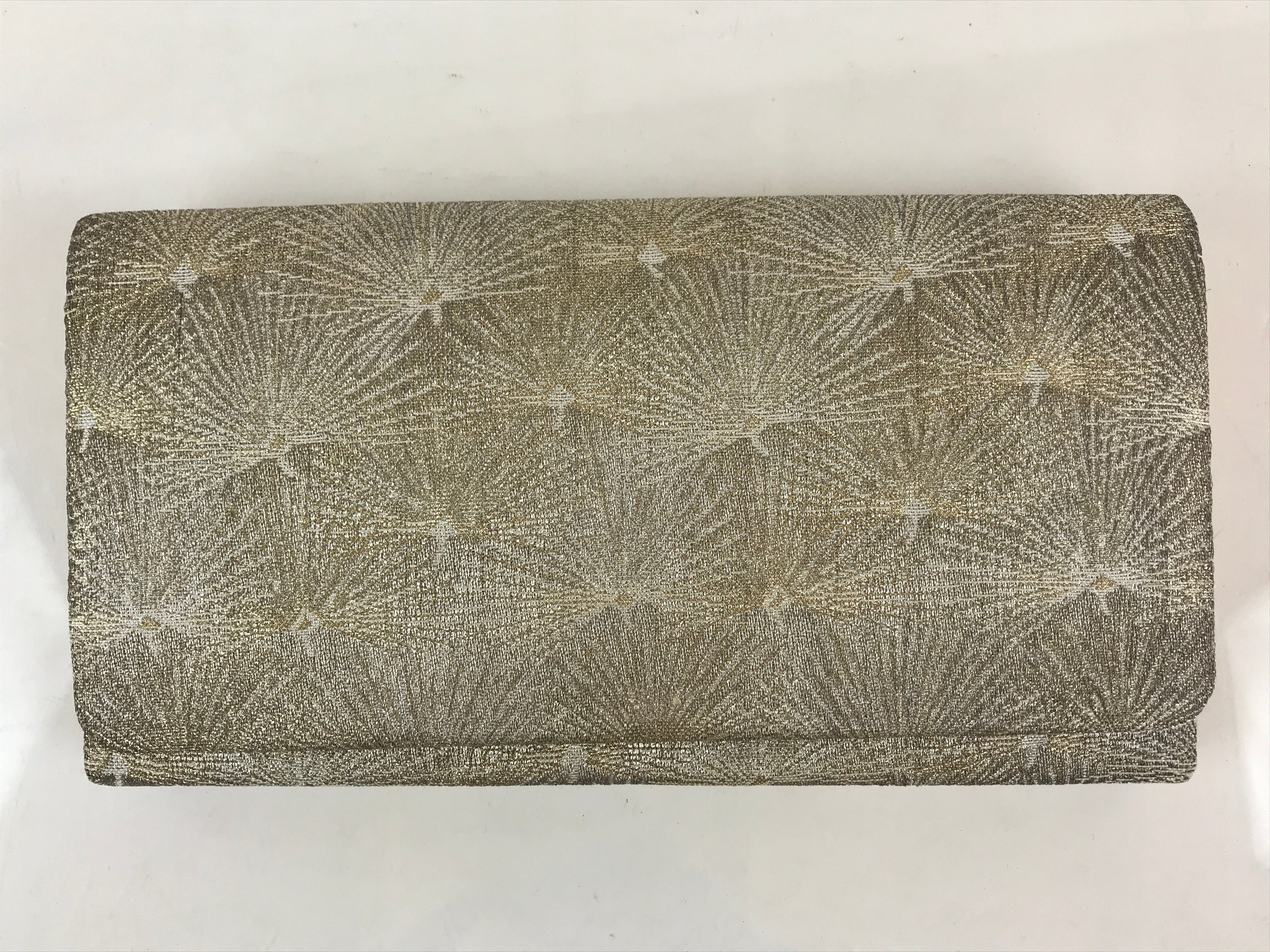 Japanese Kimono Dress Clutch Bag Vtg Silk Gold Embroidery Ceremony Occasion KB57