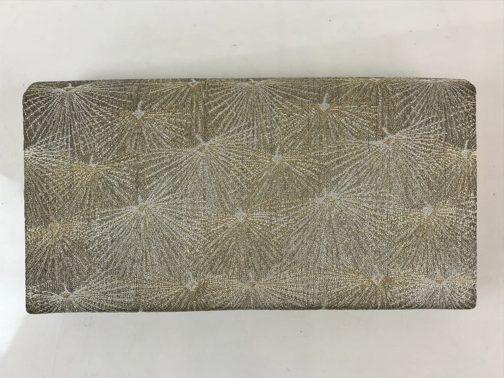 Japanese Kimono Dress Clutch Bag Vtg Silk Gold Embroidery Ceremony Occasion KB57