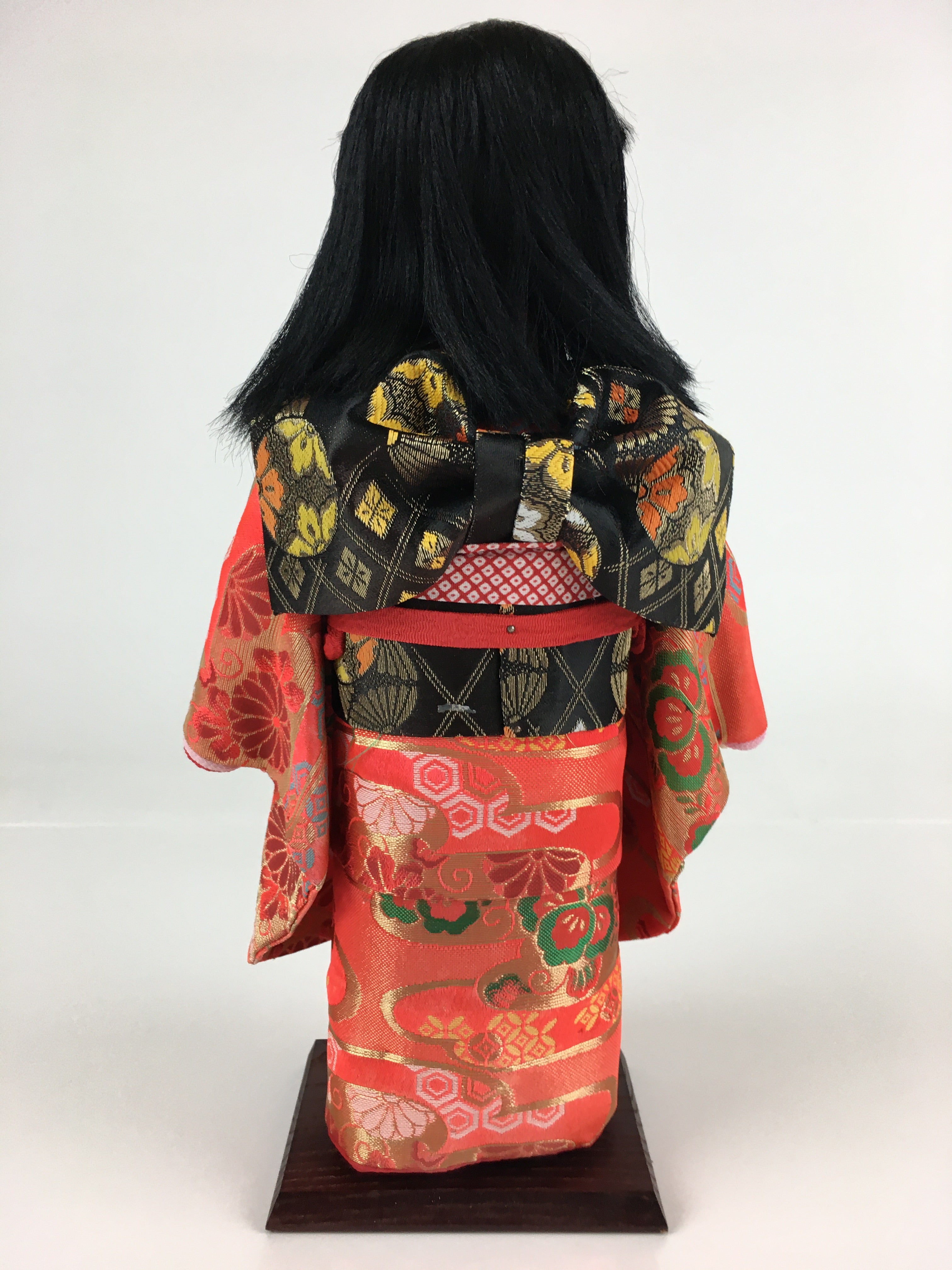 Japanese Kimono Girl Doll Vtg Figurine Fabric Hina Festival Decoration ID453