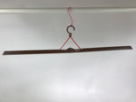 Japanese Kimono Hanger Emonkake Vtg Plastic Foldable Wide Brown Wasou JK437