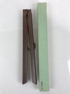 Japanese Kimono Hanger Emonkake Vtg Plastic Foldable Wide Brown Wasou JK437