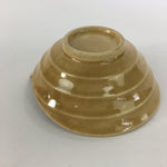 Japanese Kiseto Ware Ceramic Bowl Vtg Kobachi Yellow Green Flower PP499