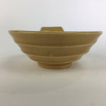 Japanese Kiseto Ware Ceramic Bowl Vtg Kobachi Yellow Green Flower PP499