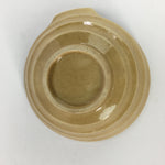 Japanese Kiseto Ware Ceramic Bowl Vtg Kobachi Yellow Green Flower PP499