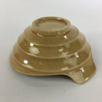 Japanese Kiseto Ware Ceramic Bowl Vtg Kobachi Yellow Green Flower PP499