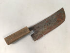 Japanese Kitchen Knife Vtg Soba Noodle Chef Steel Wood Soba JK164