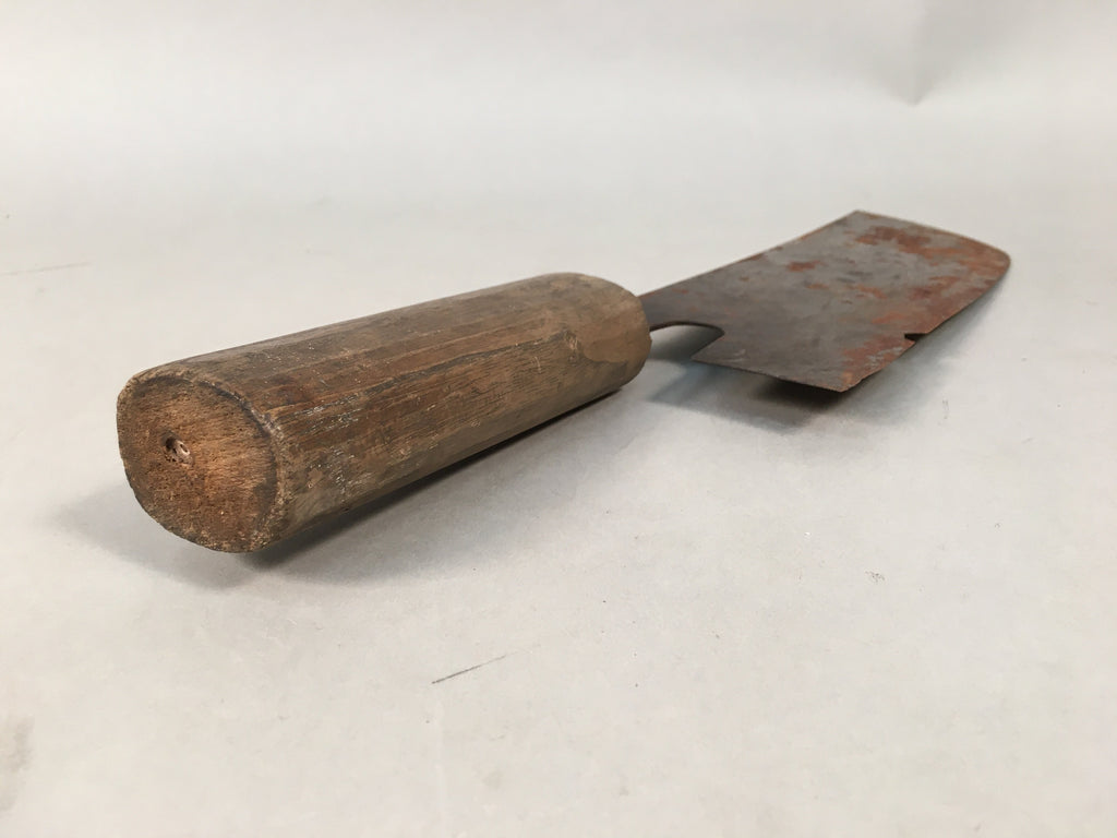 Japanese Kitchen Knife Vtg Soba Noodle Chef Steel Wood Soba JK164