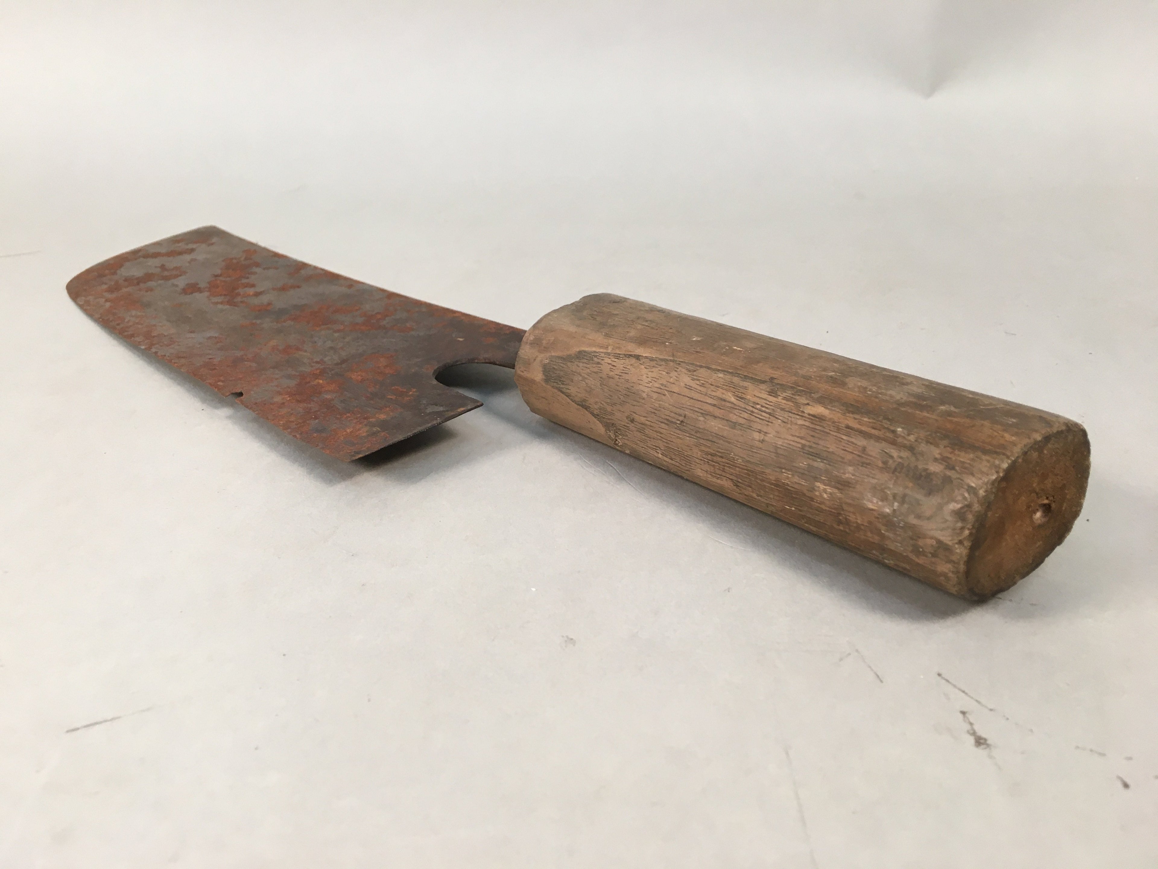 Japanese Kitchen Knife Vtg Soba Noodle Chef Steel Wood Soba JK164