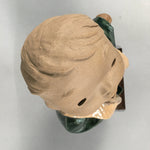 Japanese Kodomo Ceramic Vtg Tokoname ware Boy Doll Statue Pottery BD622