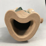 Japanese Kodomo Ceramic Vtg Tokoname ware Boy Doll Statue Pottery BD622